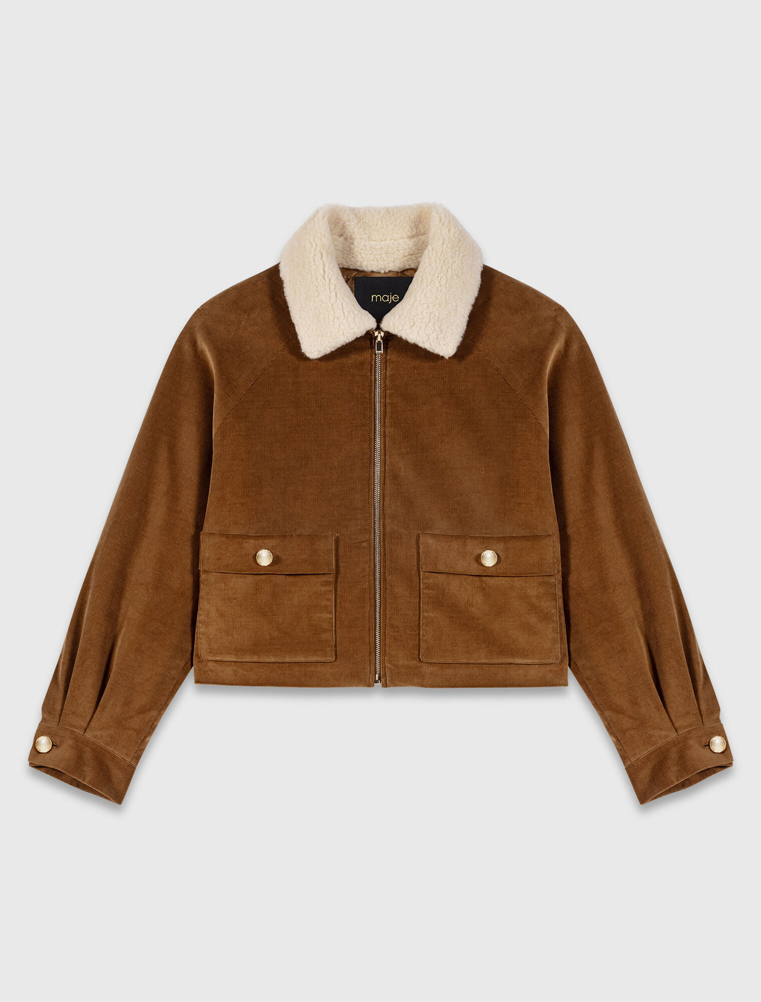 Cropped corduroy jacket Cropped corduroy jacket