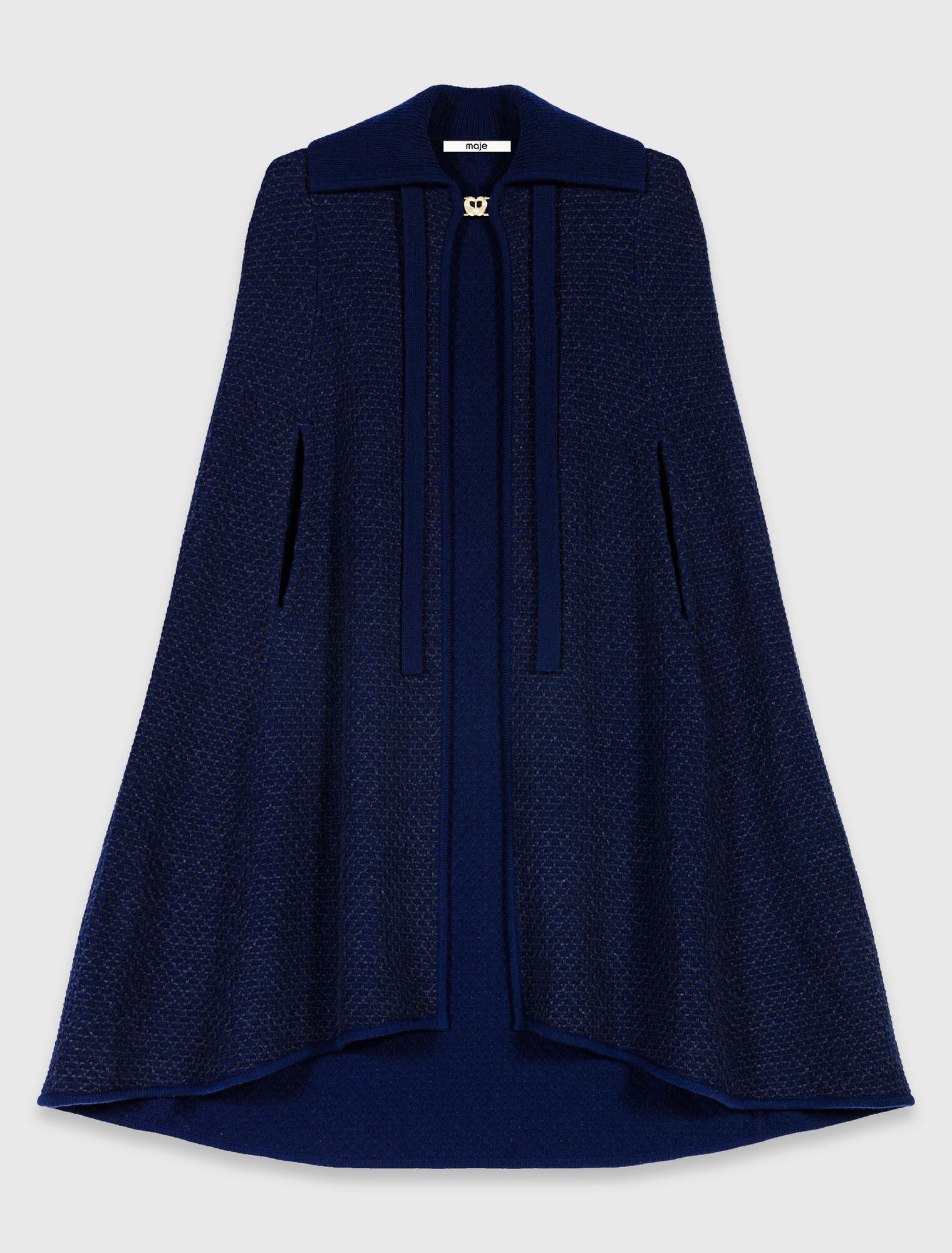 Longline cape cardigan