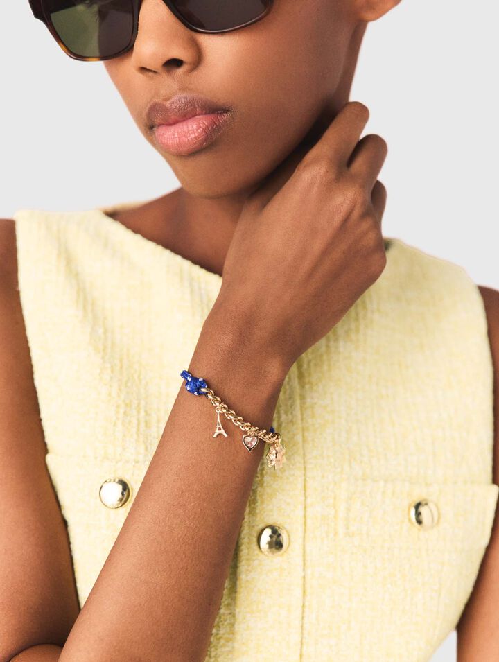 Marine cord chain bracelet