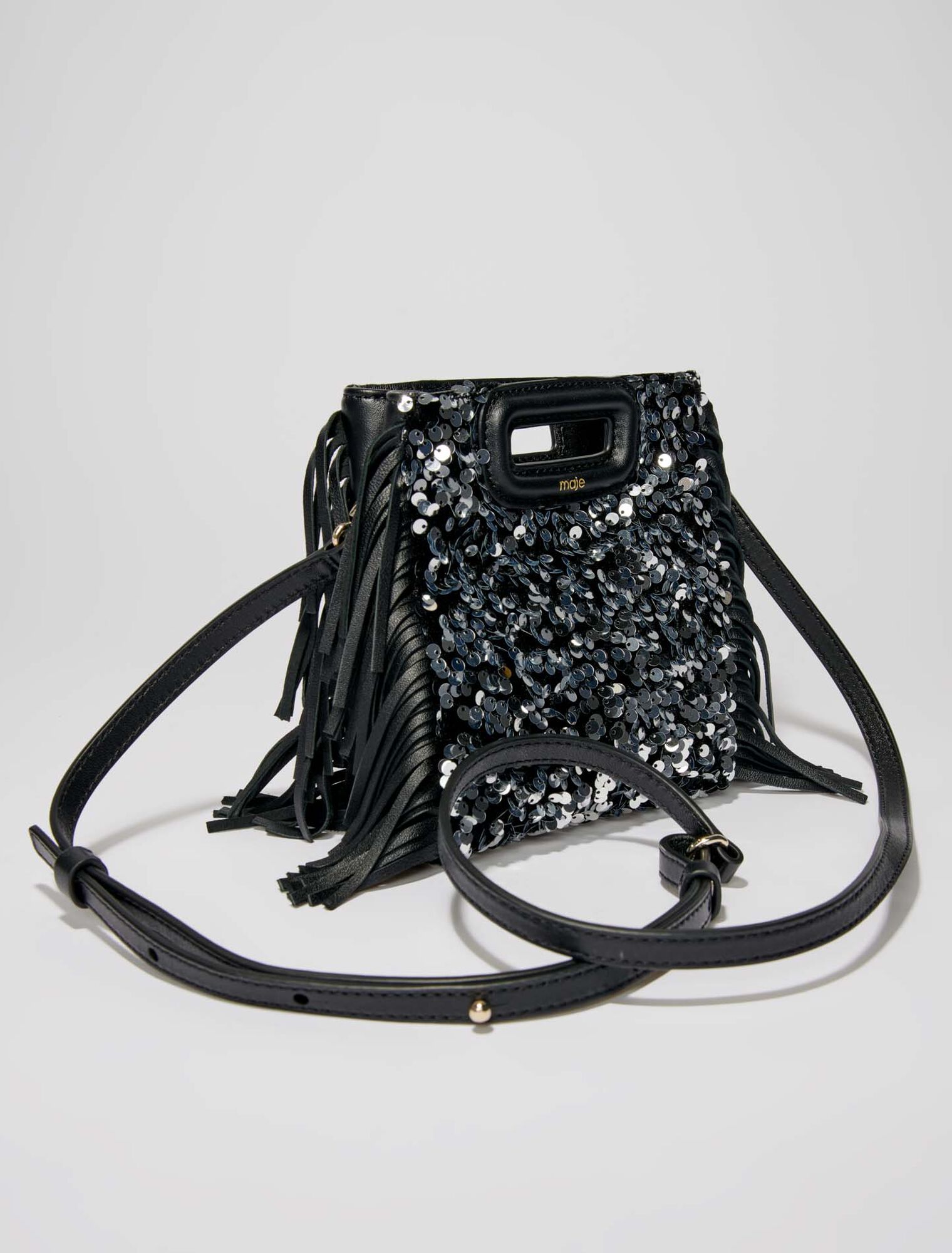 Sequin mini M bag