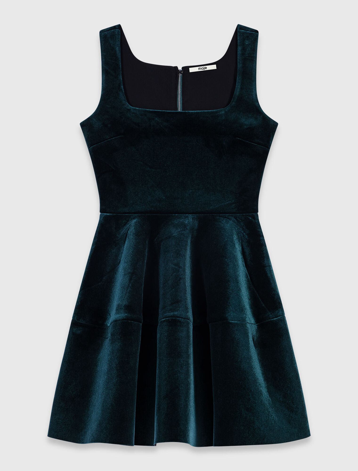 Velvet skater dress
