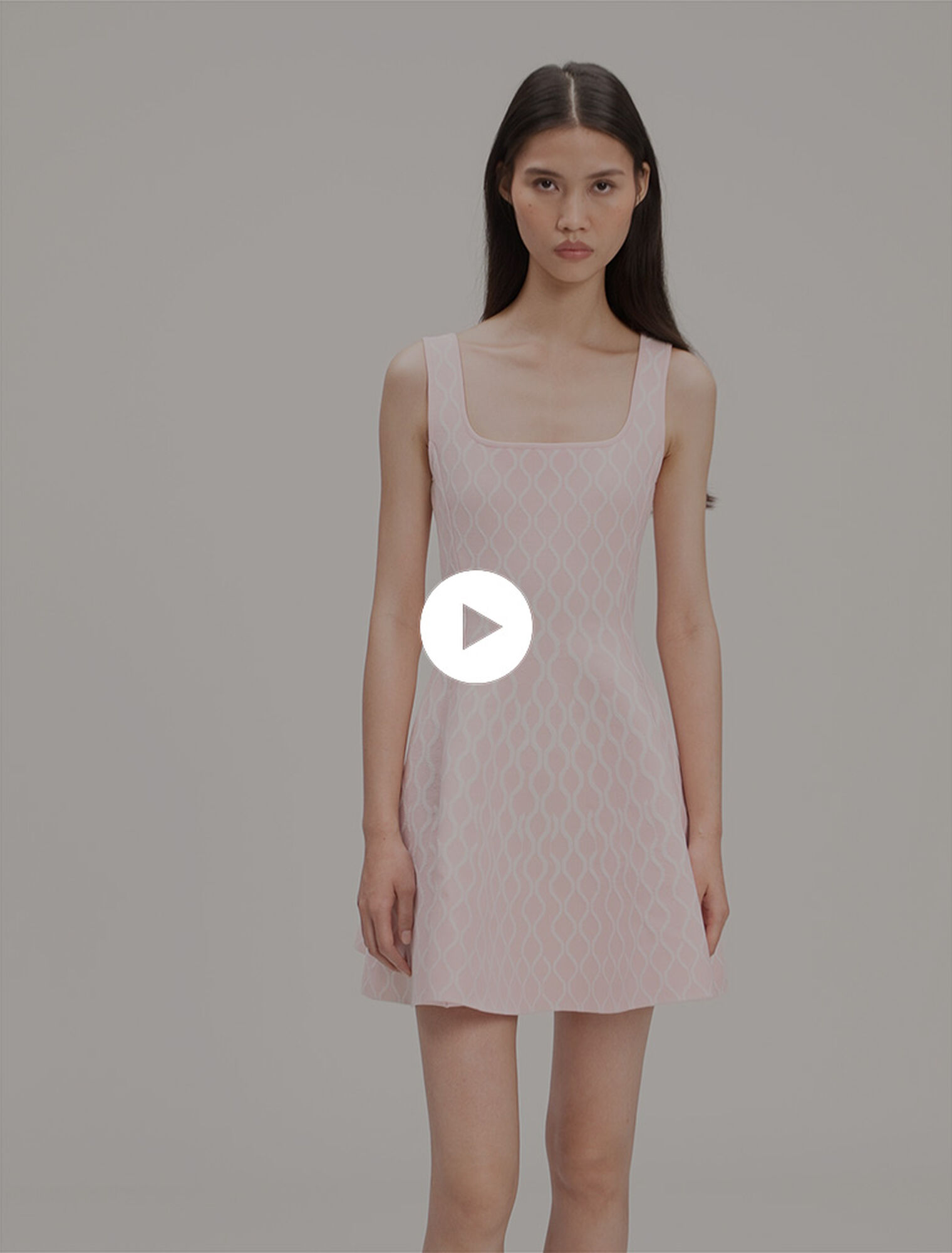 Short jacquard knit dress Short jacquard knit dress