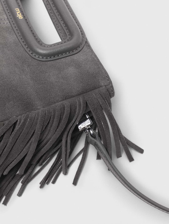 M bag in suede leather M bag in suede leather