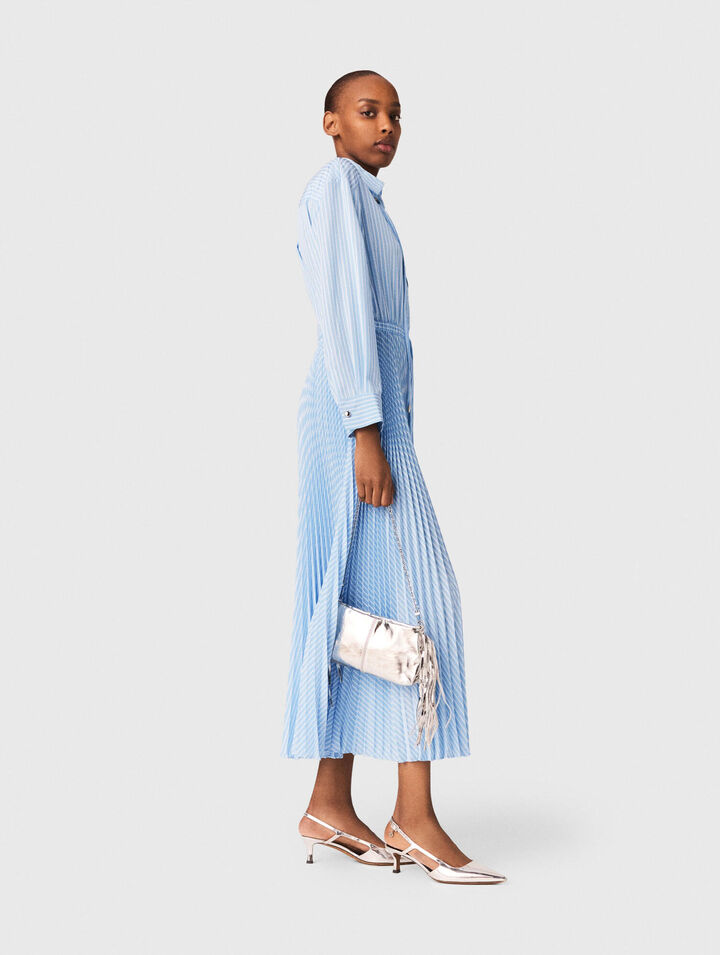 Miss M leather clutch bag