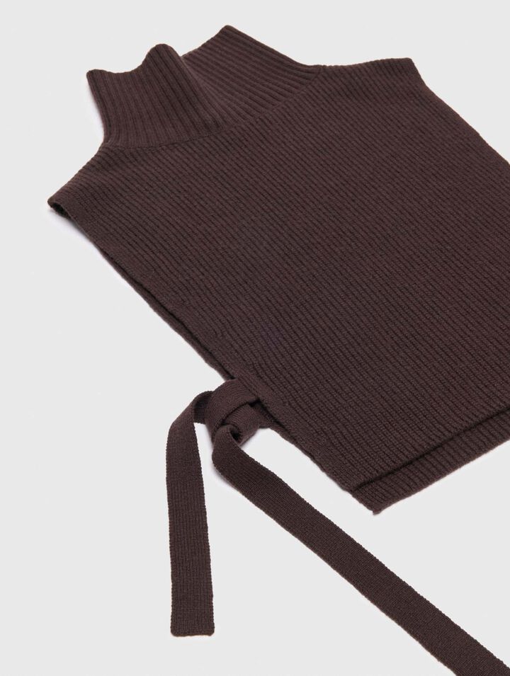 Wool and cashmere collar Wool and cashmere collar