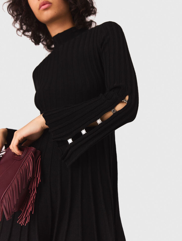 High-neck short skater dress High-neck short skater dress