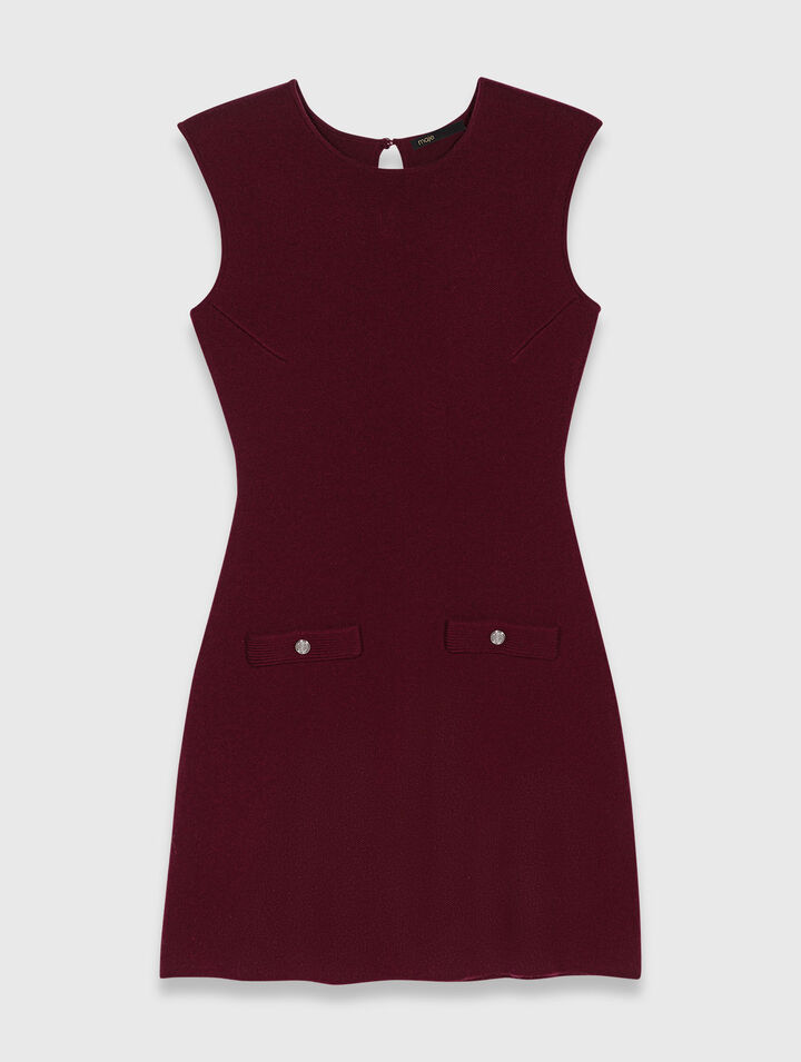 Knit dress with removable jumper Knit dress with removable jumper