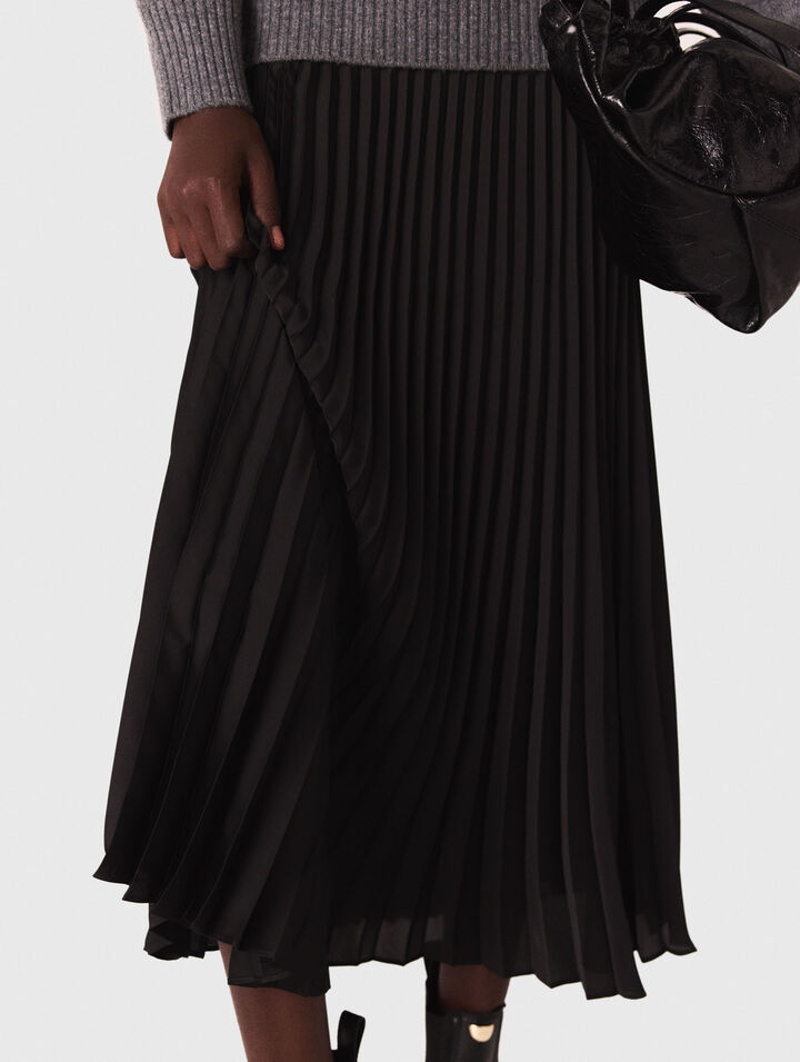 Dual-material maxi dress Dual-material maxi dress
