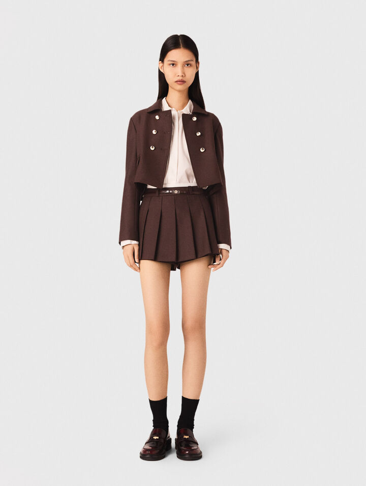 Short double-breasted jacket Short double-breasted jacket