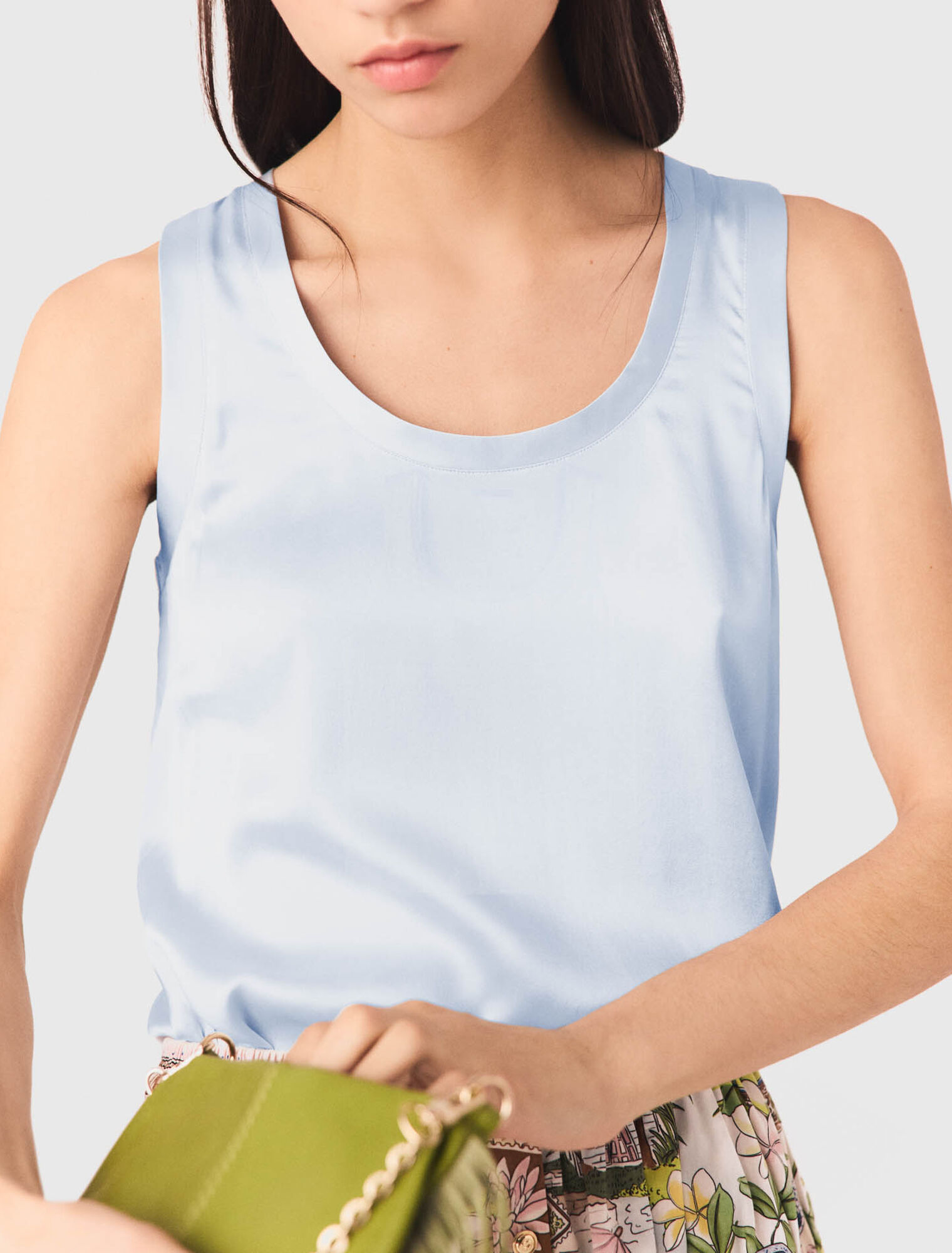 Silk vest top