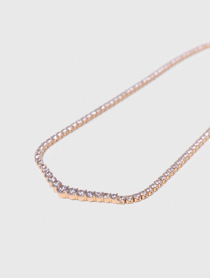 Cascade diamanté necklace
