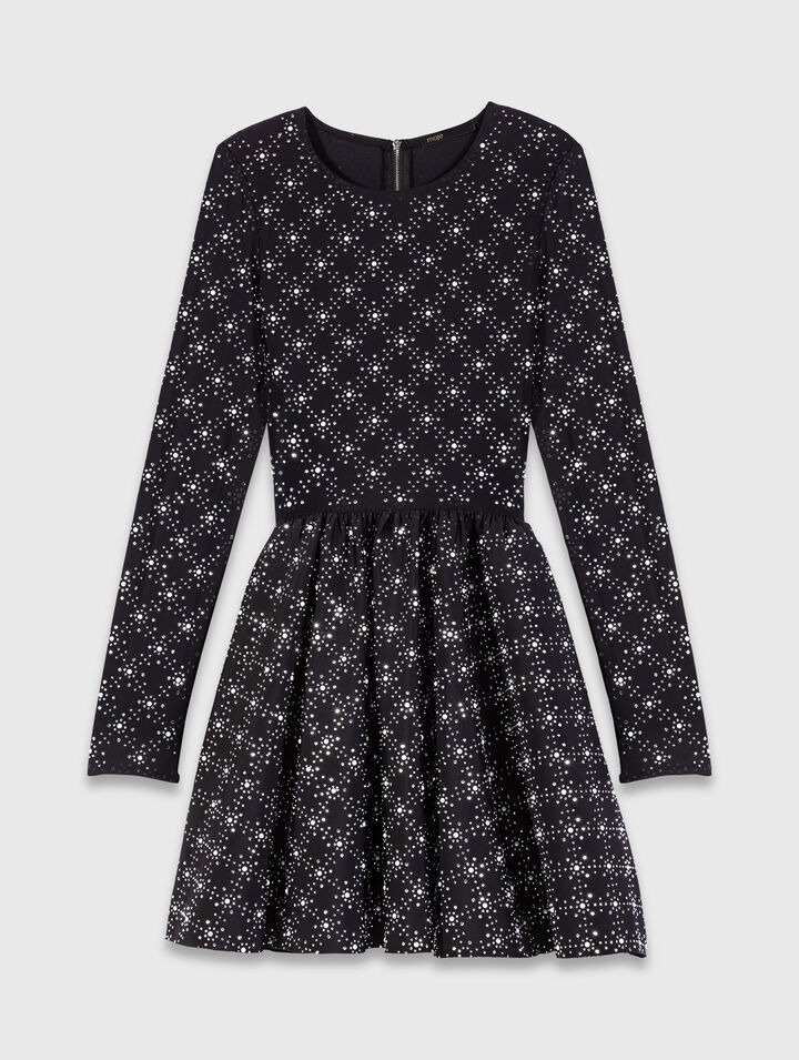 Pearl and rhinestone skater dress Pearl and rhinestone skater dress