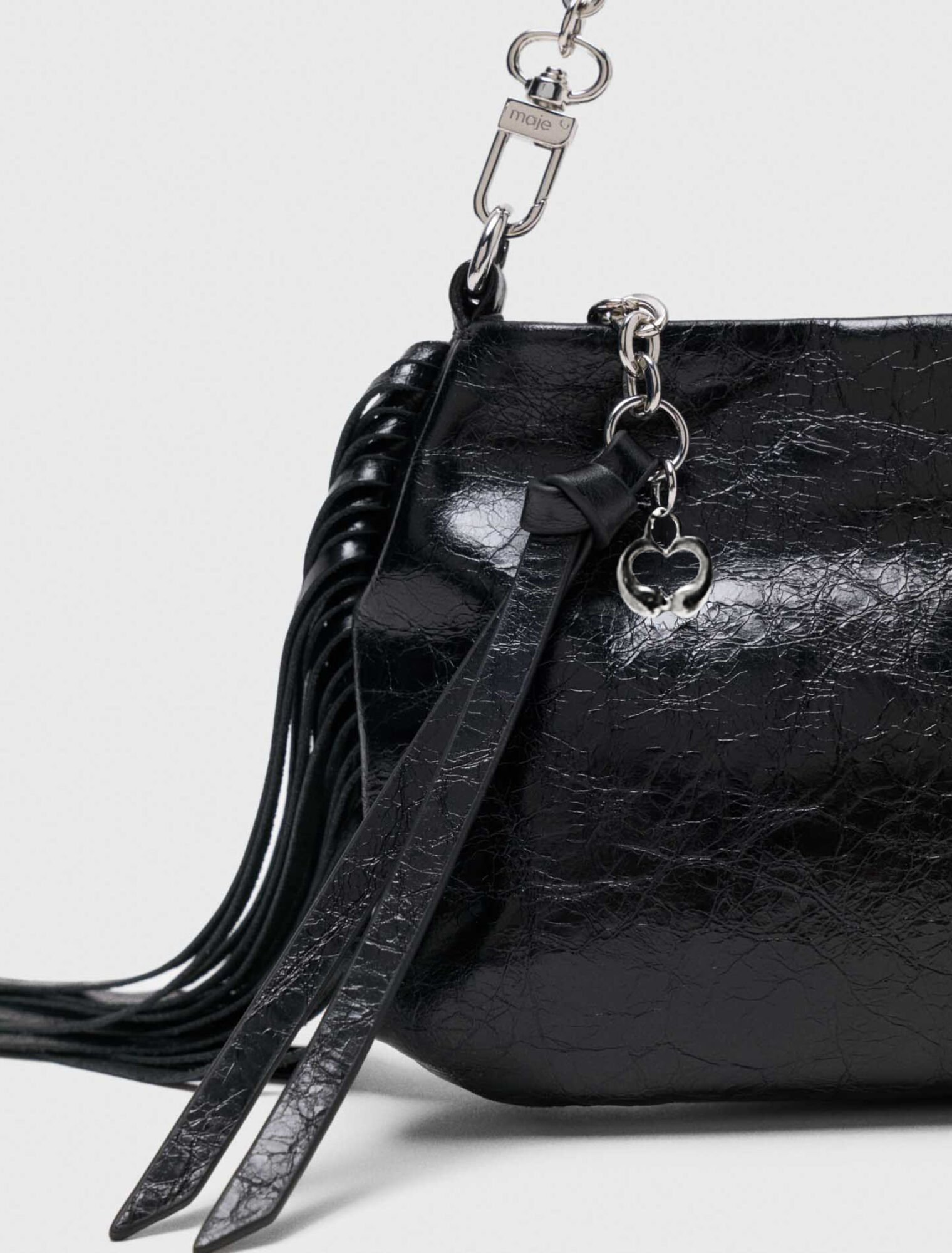 Patent leather Miss M Pouch bag