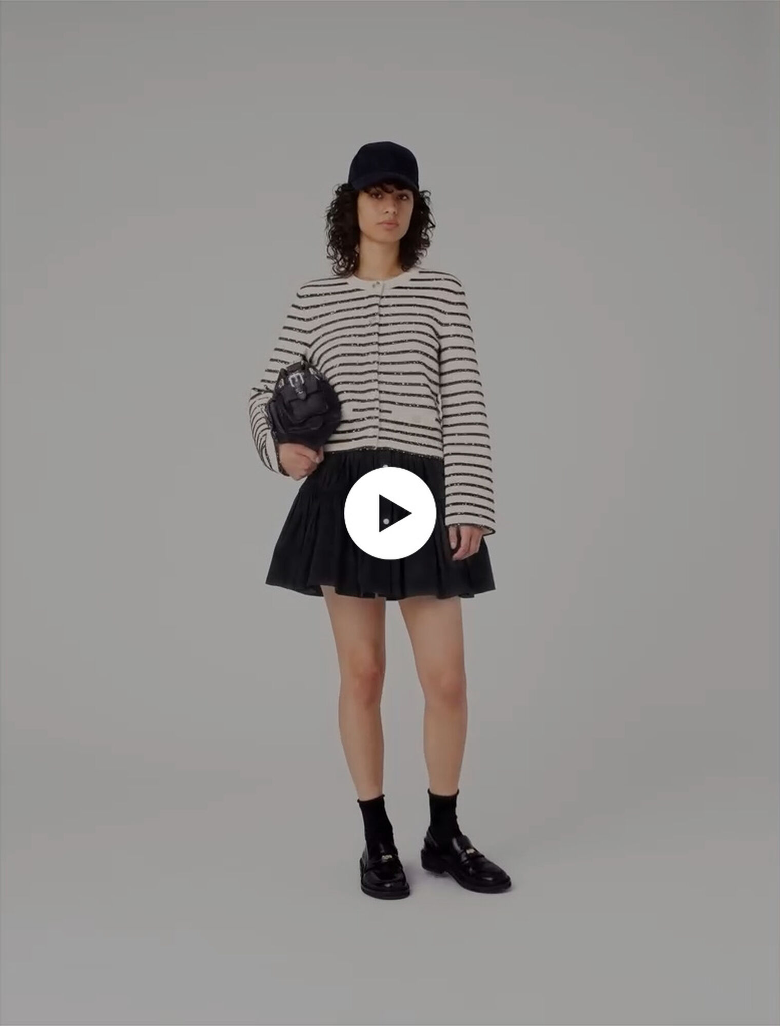 Wool cardigan with snaps Wool cardigan with snaps