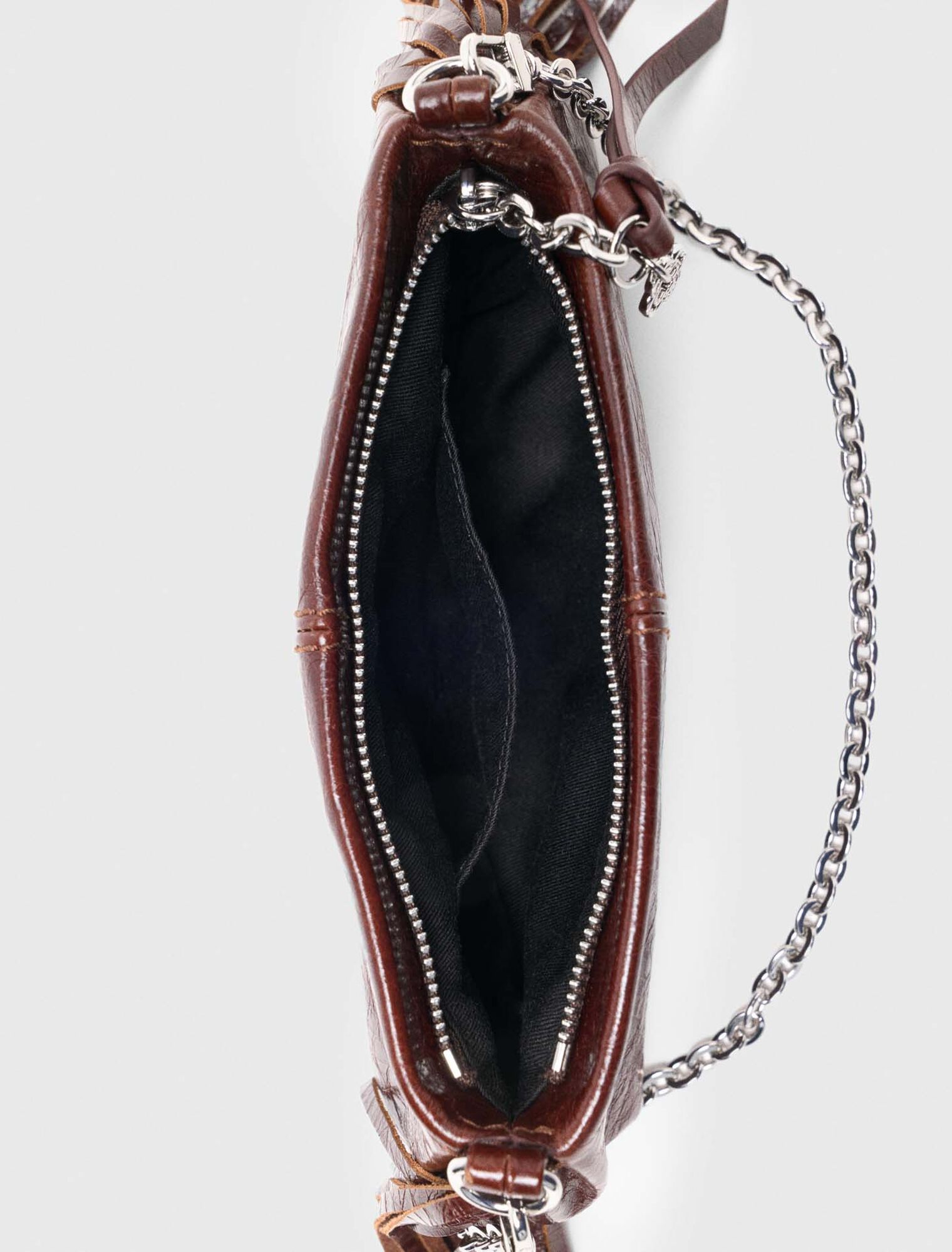 Patent leather Miss M clutch bag