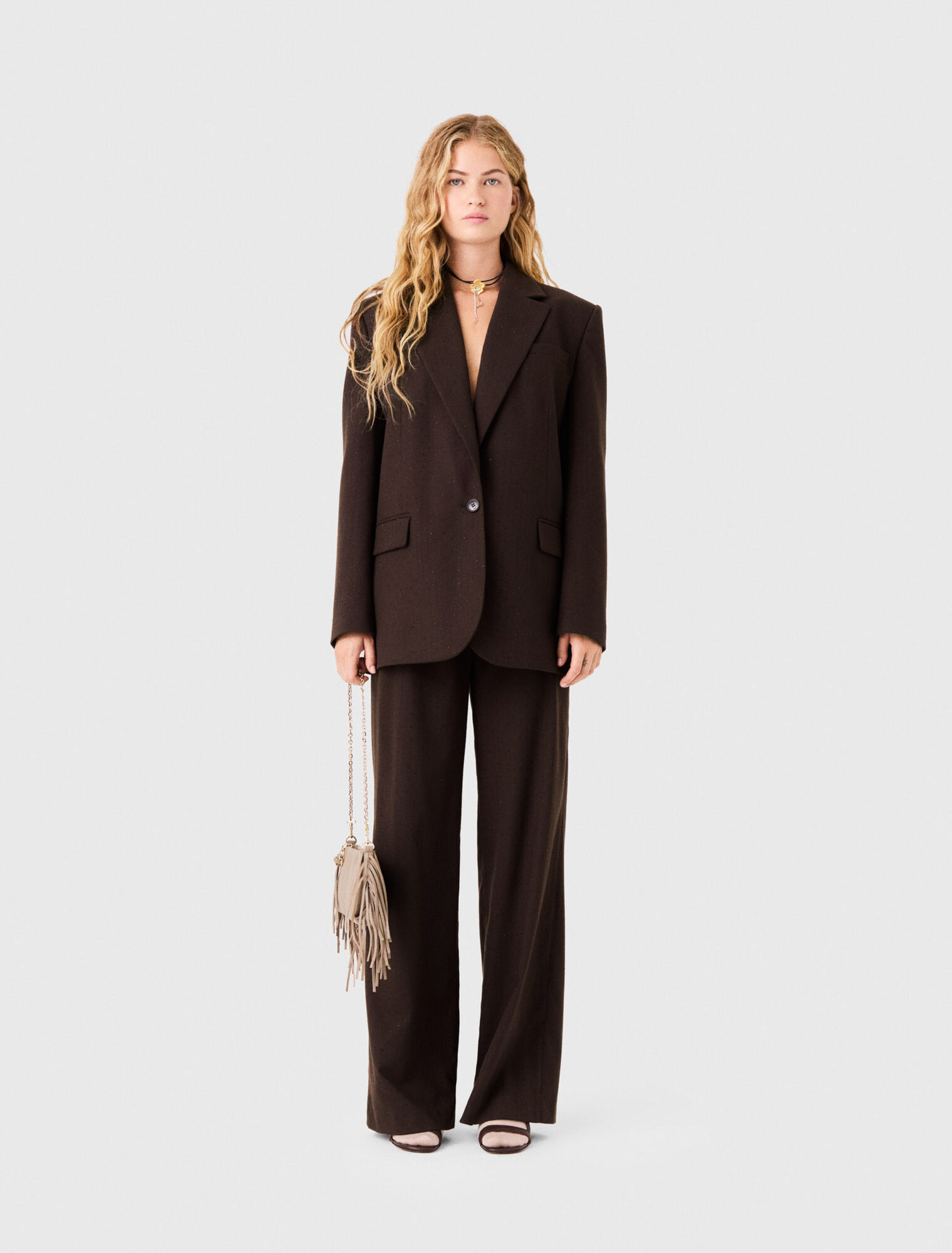 Rhinestone suit jacket