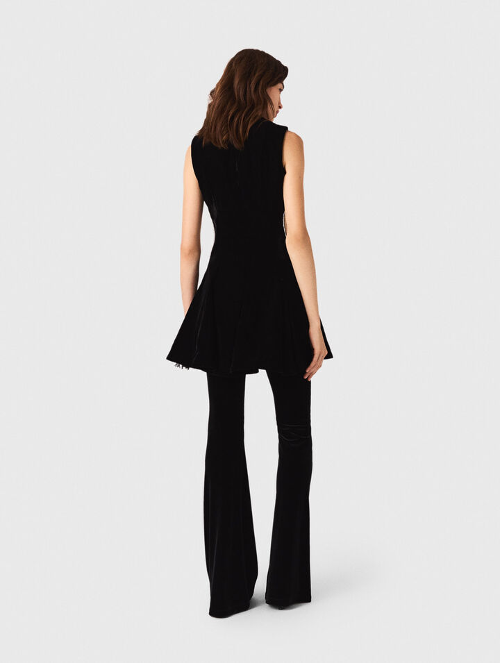 Short velvet dress Short velvet dress
