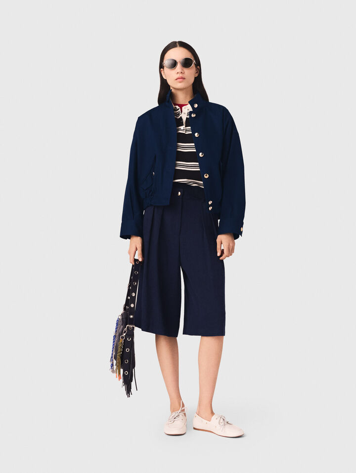 Cotton bomber jacket