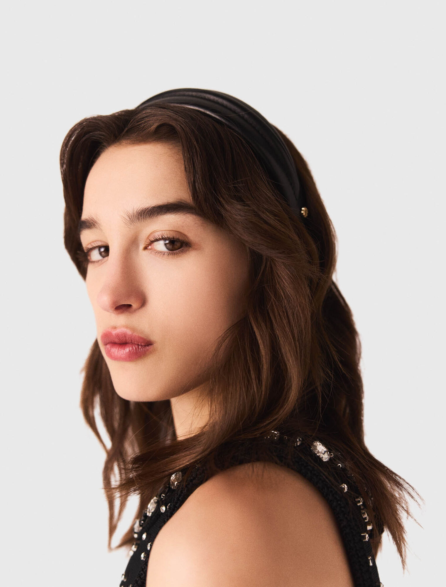 Leather headband