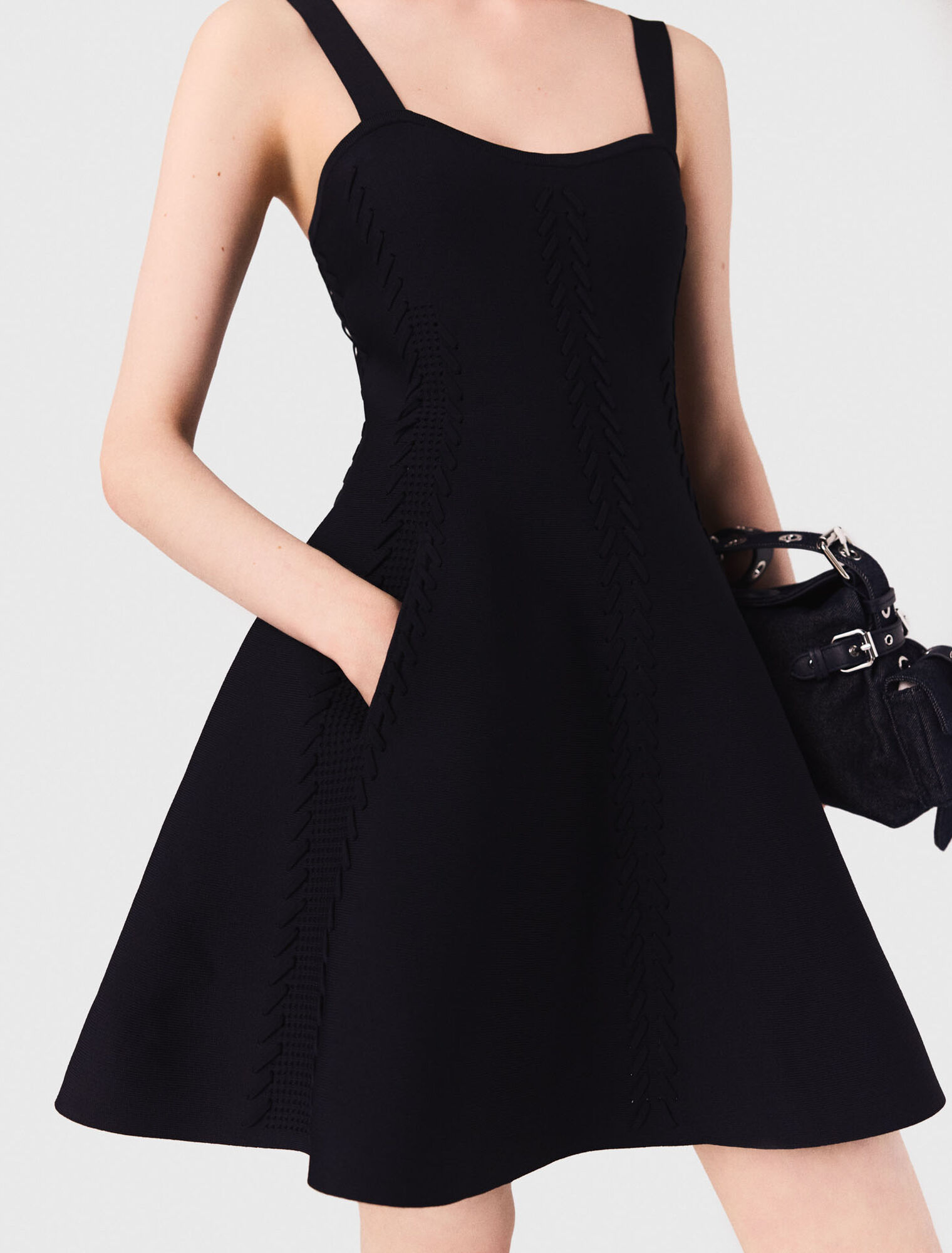 Short knitted skater dress  Short knitted skater dress