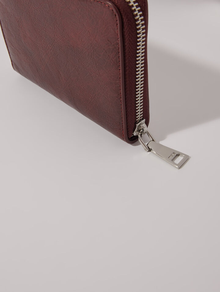 Crackled leather wallet Crackled leather wallet