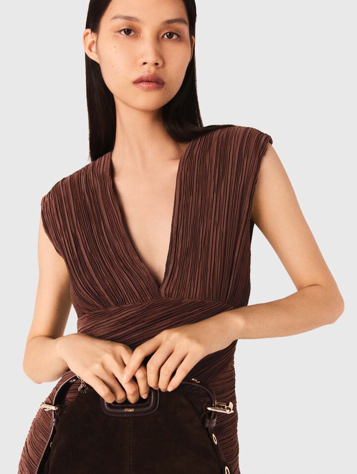Short pleated dress Short pleated dress