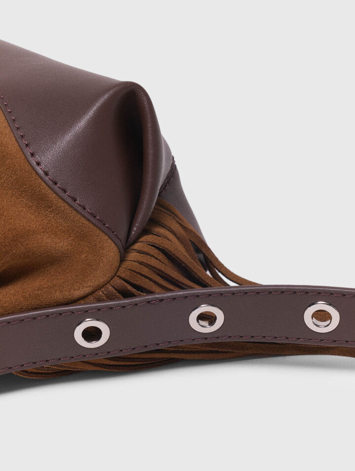 Leather and suede Miss M Mini bag