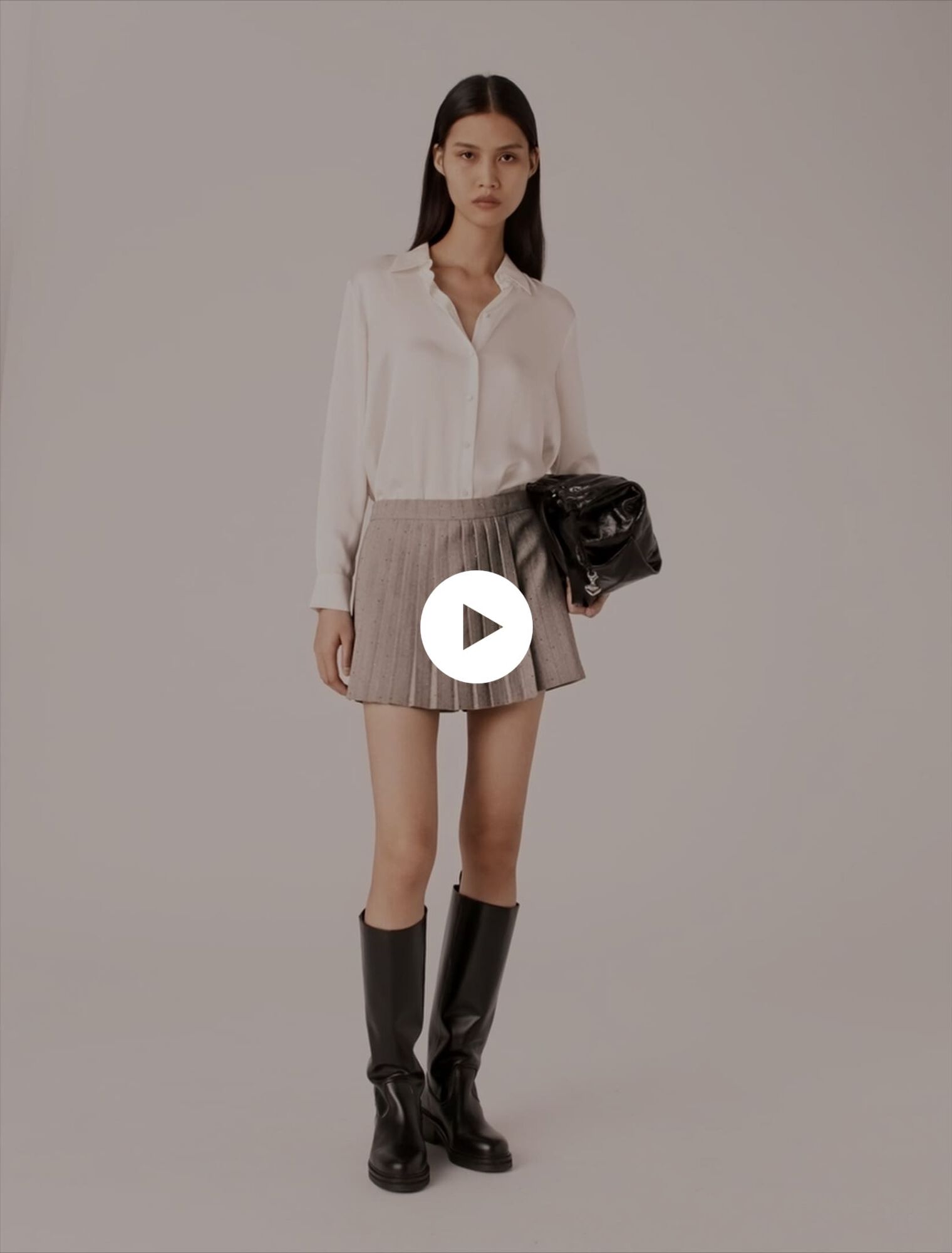 White silk shirt White silk shirt