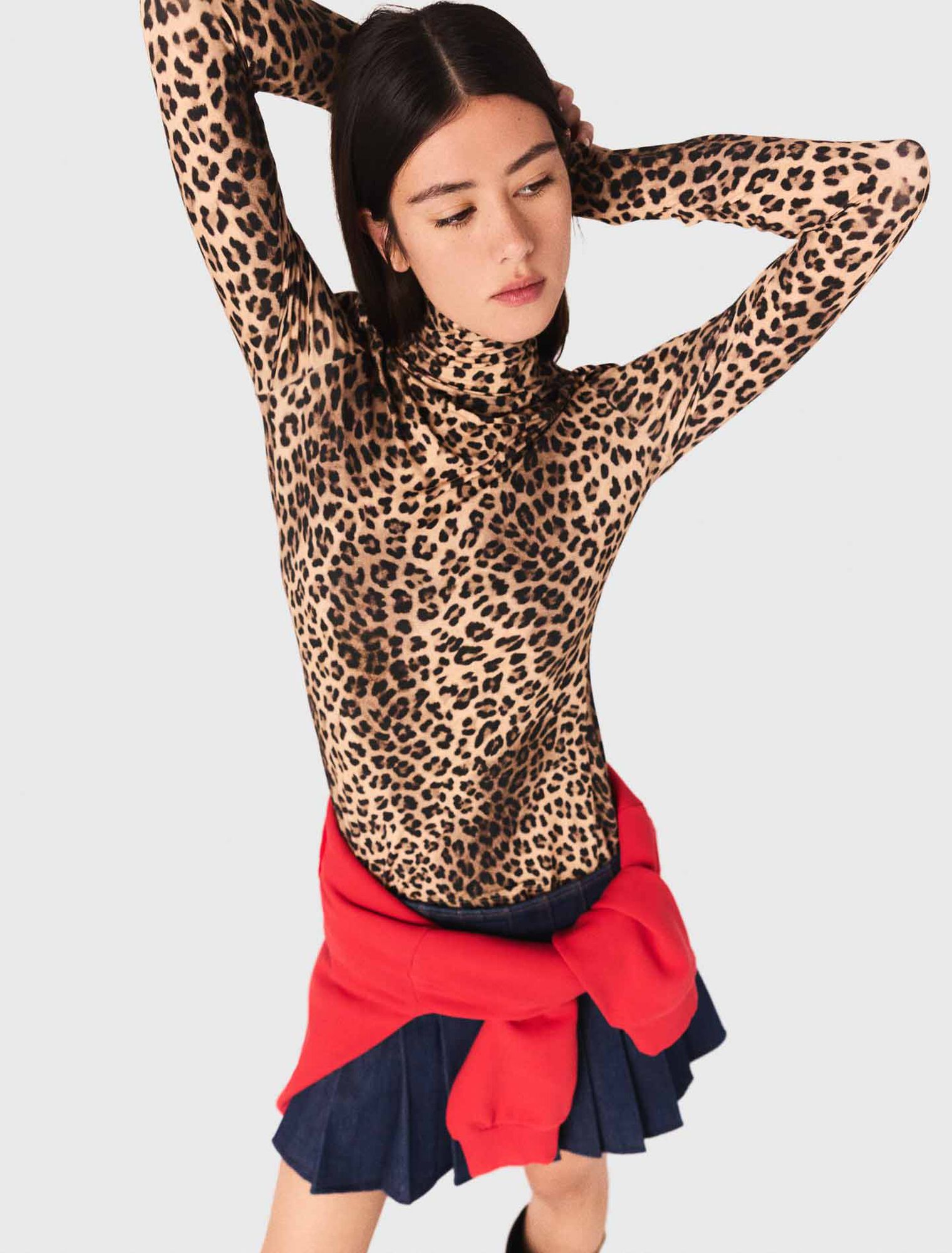 Leopard print T-shirt