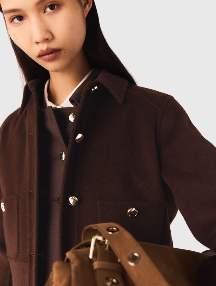 Short reversible coat Short reversible coat