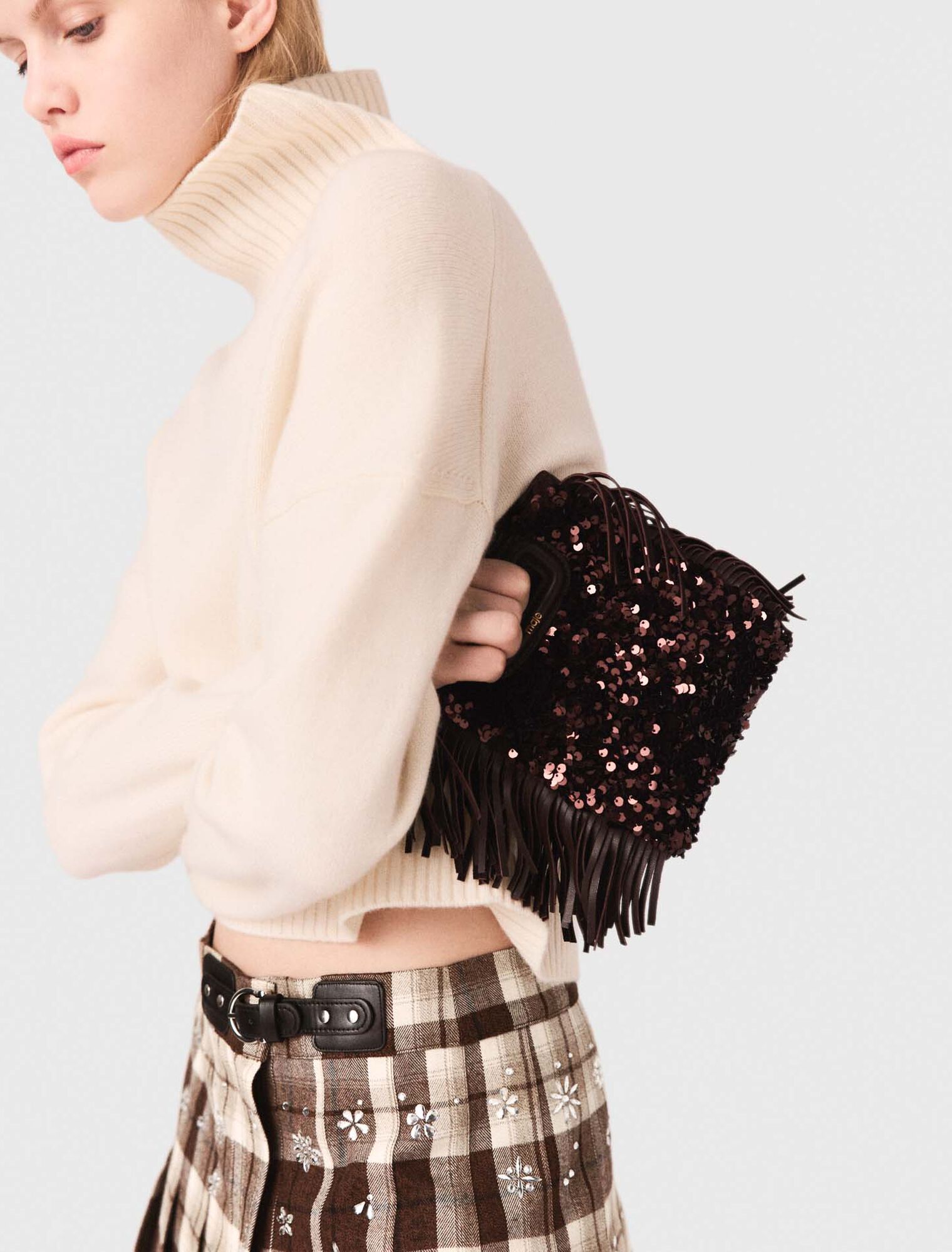 Sequin M mini bag