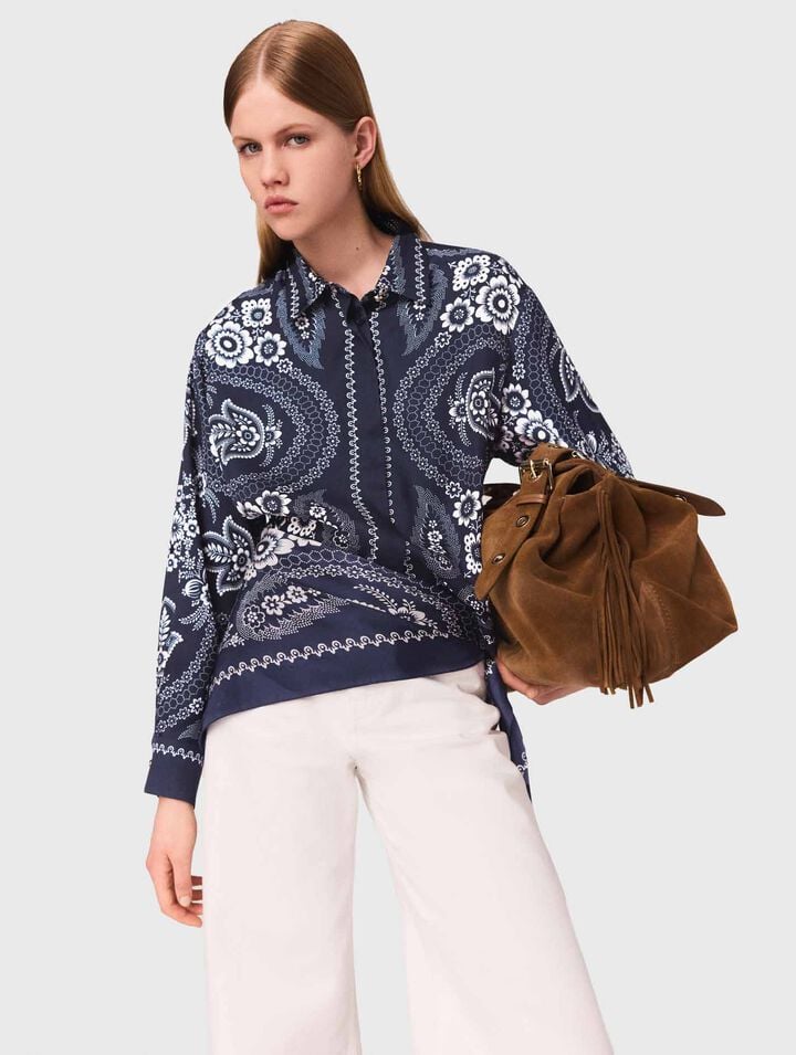 Flowing printed shirt