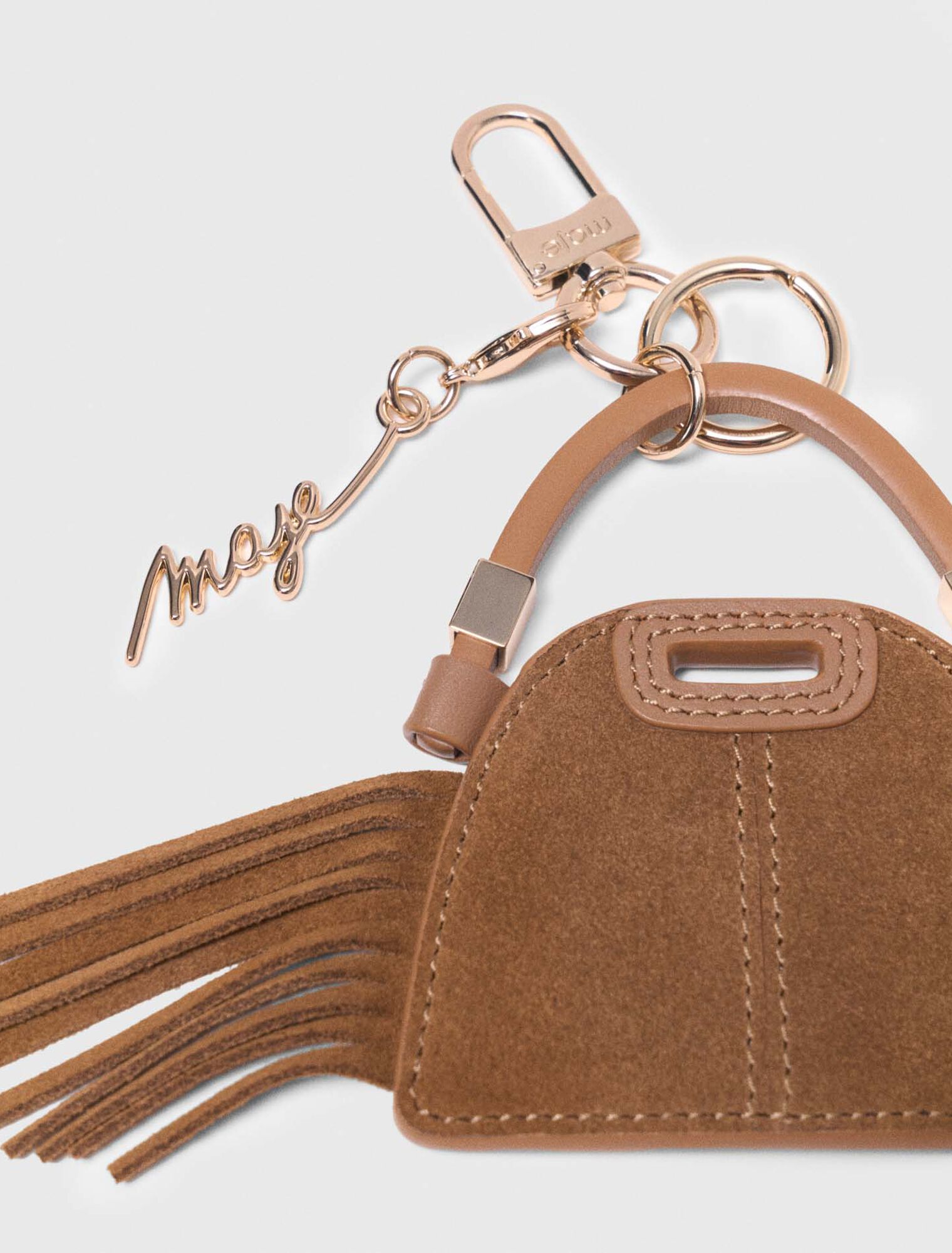 Miss M mini mirror bag charm