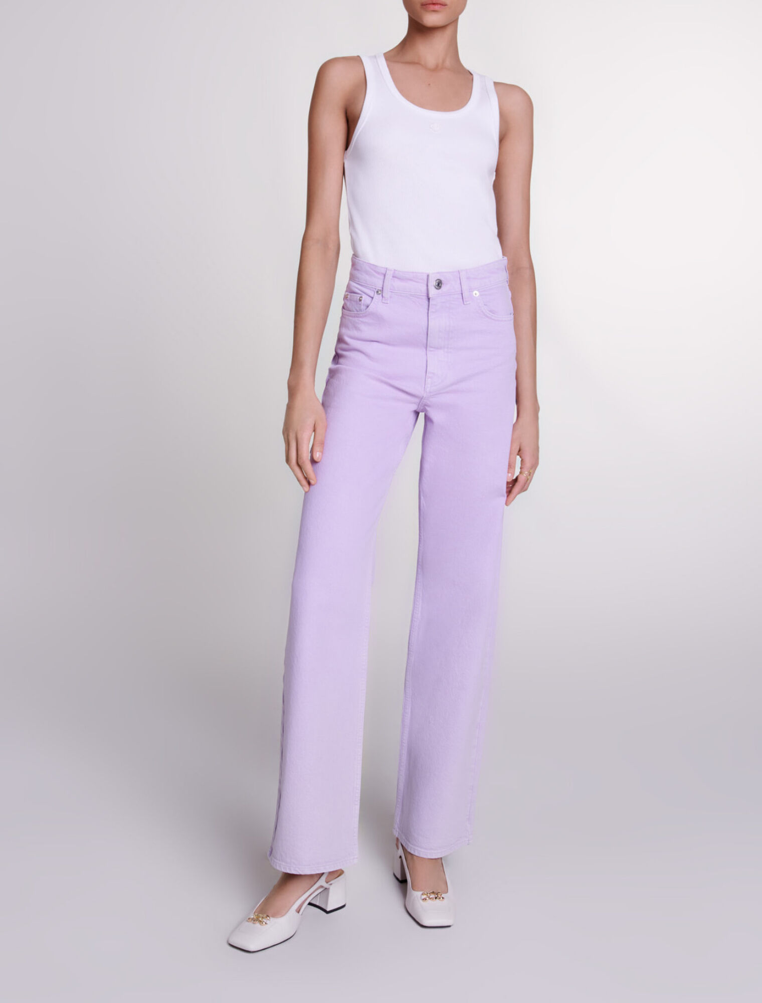 Faded wide-leg jeans Faded wide-leg jeans