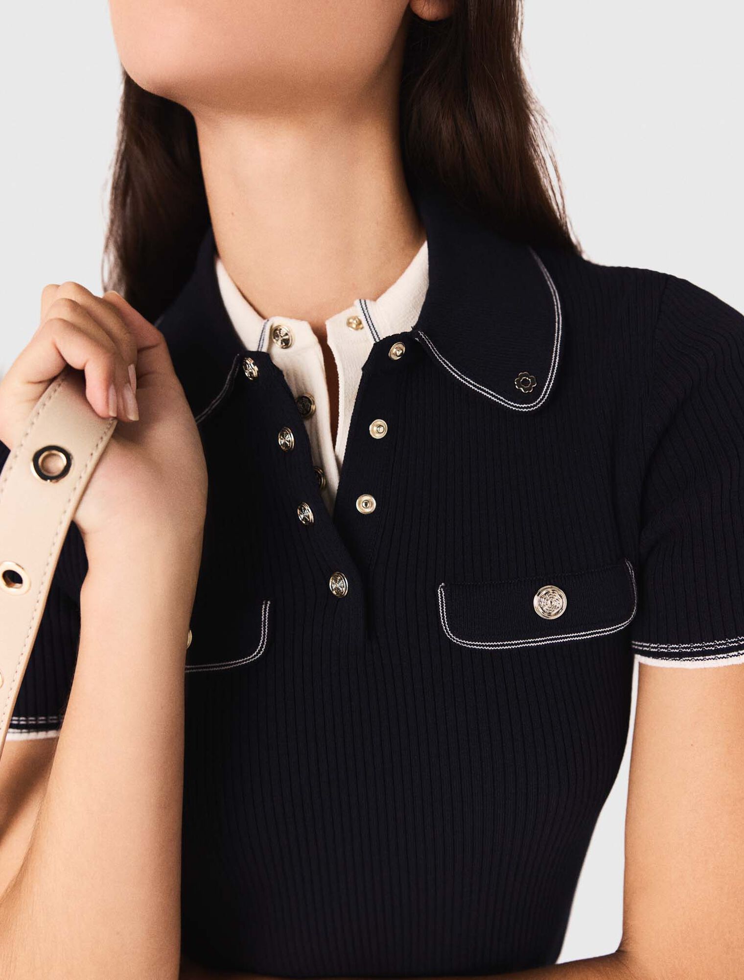 Short-sleeve polo shirt