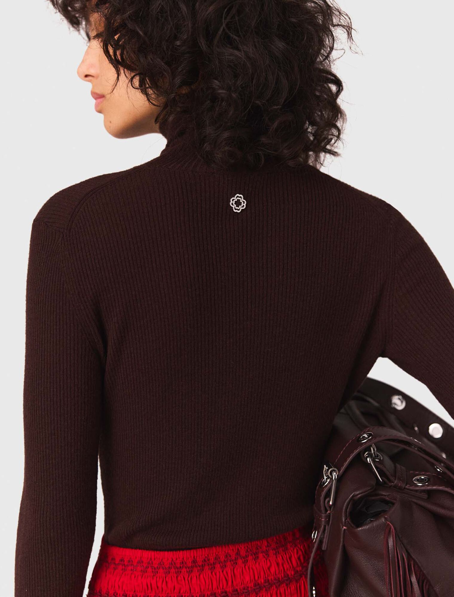 Wool and silk jumper