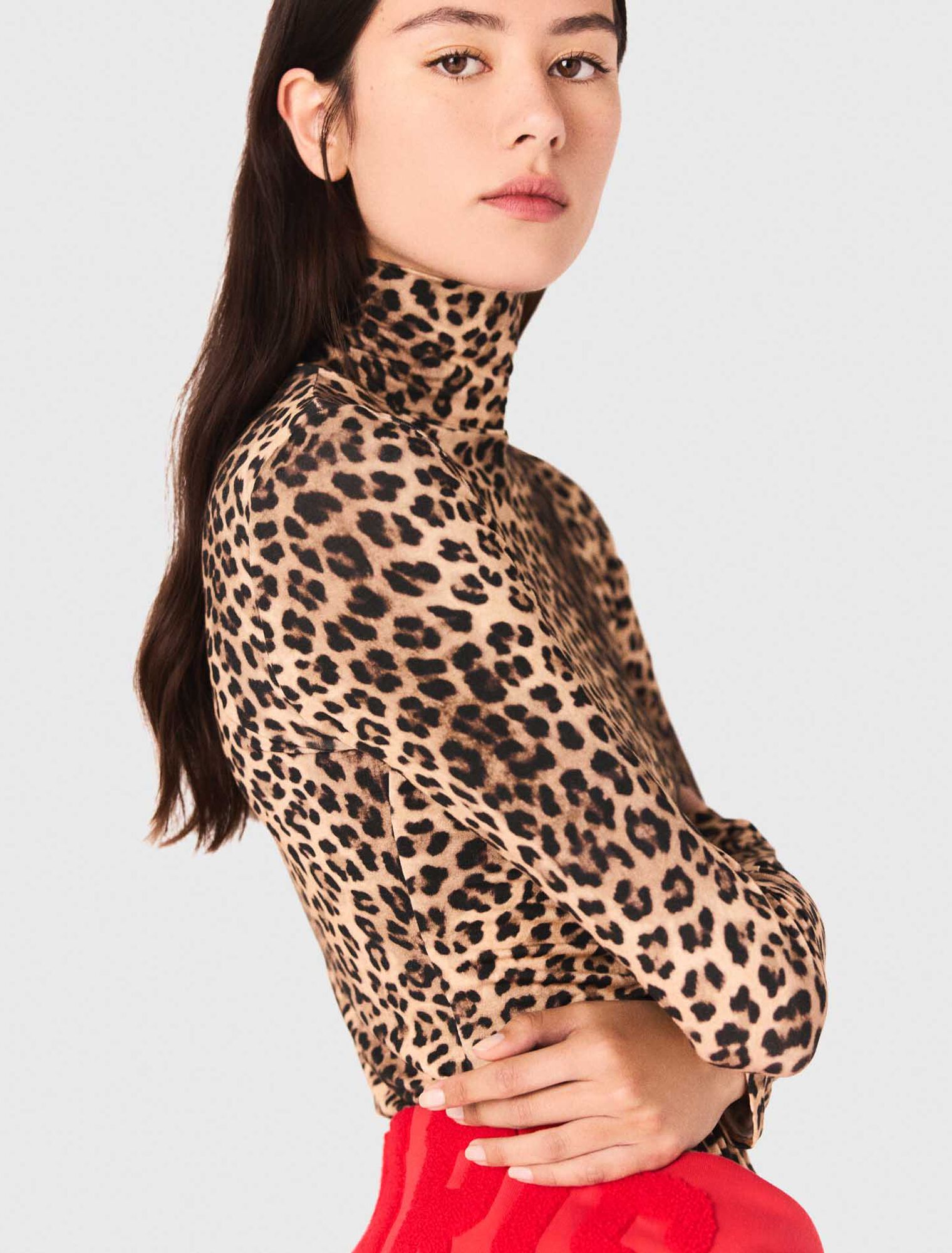 Leopard print T-shirt