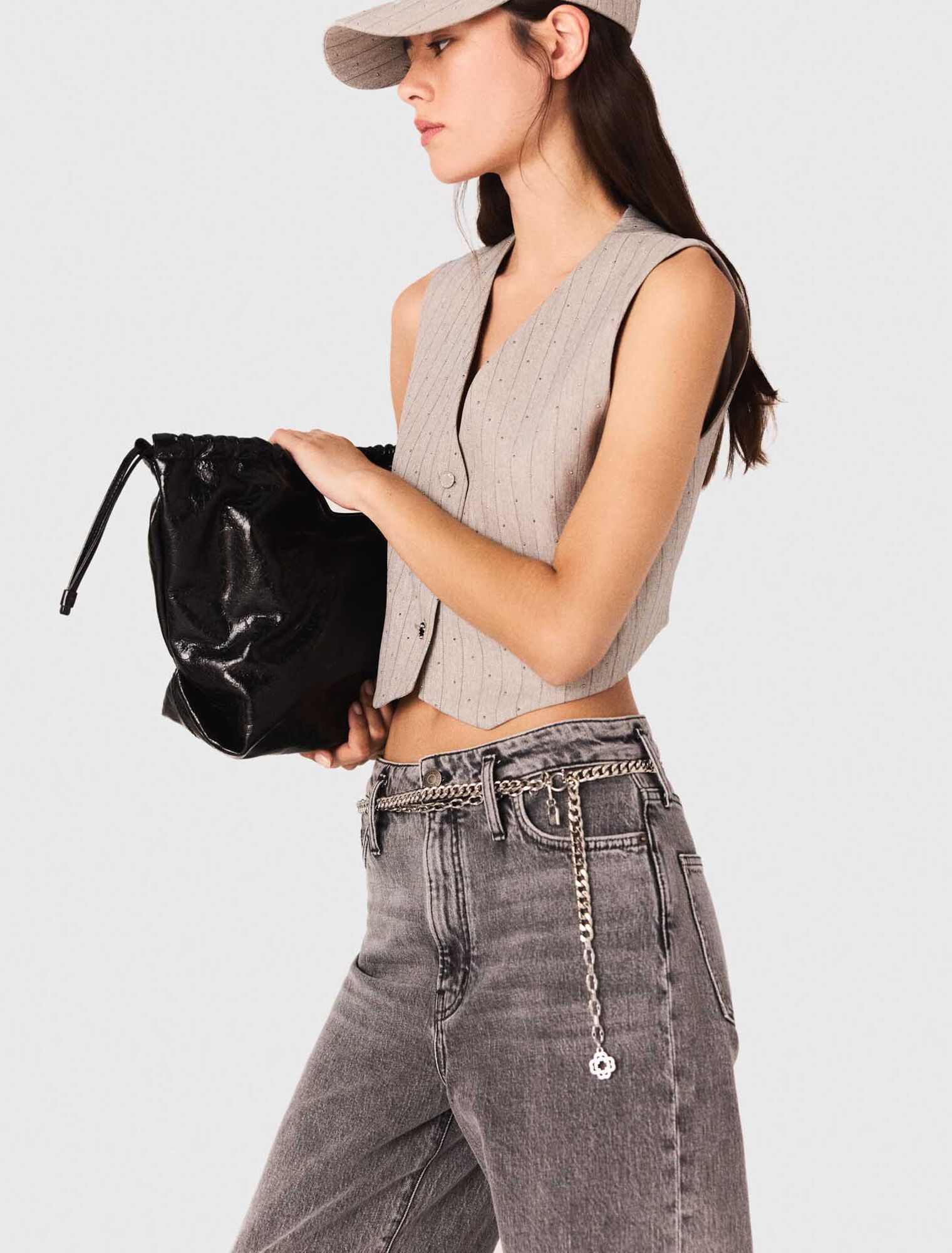 Diamanté tailored jacket