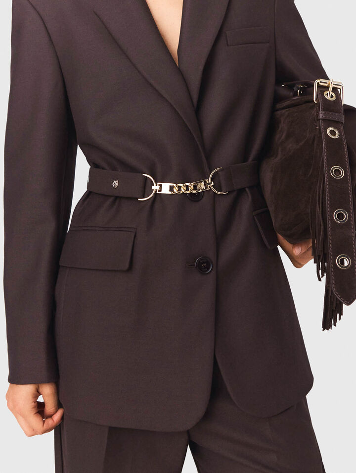 Belted suit jacket Belted suit jacket