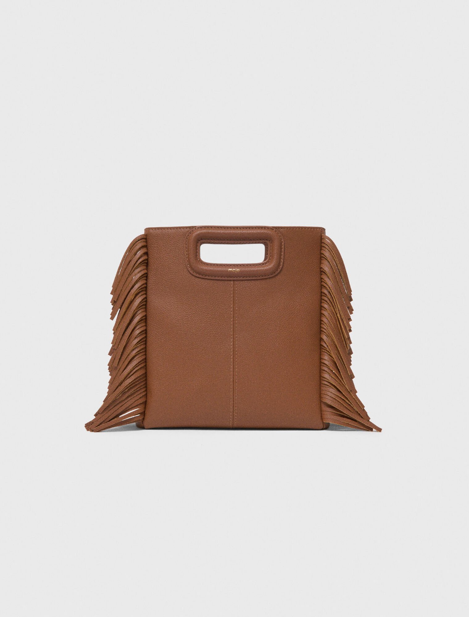 Grained leather M bag