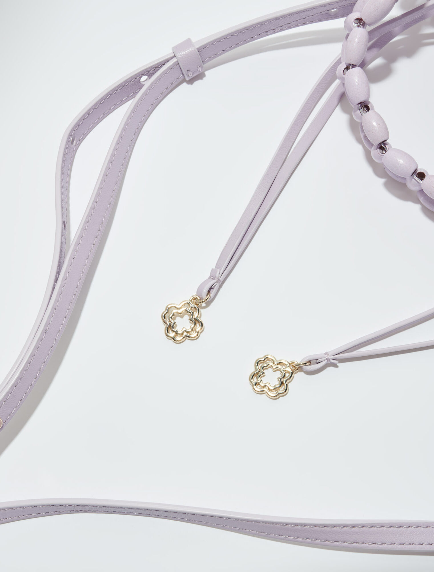 Bucket bag embellished with beads Bucket bag embellished with beads