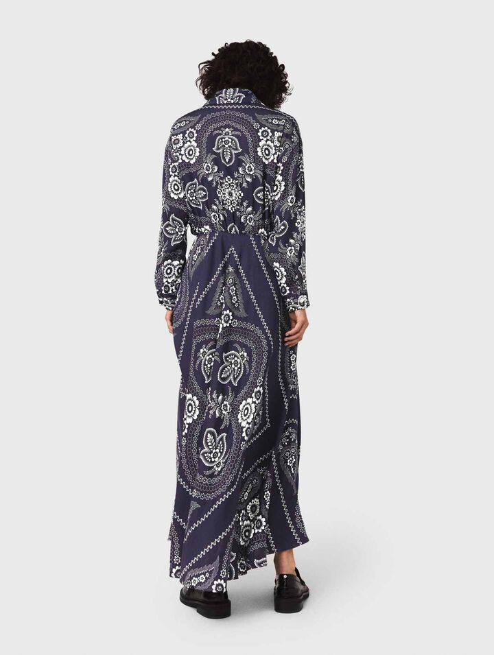 Patterned flowing maxi dress Patterned flowing maxi dress