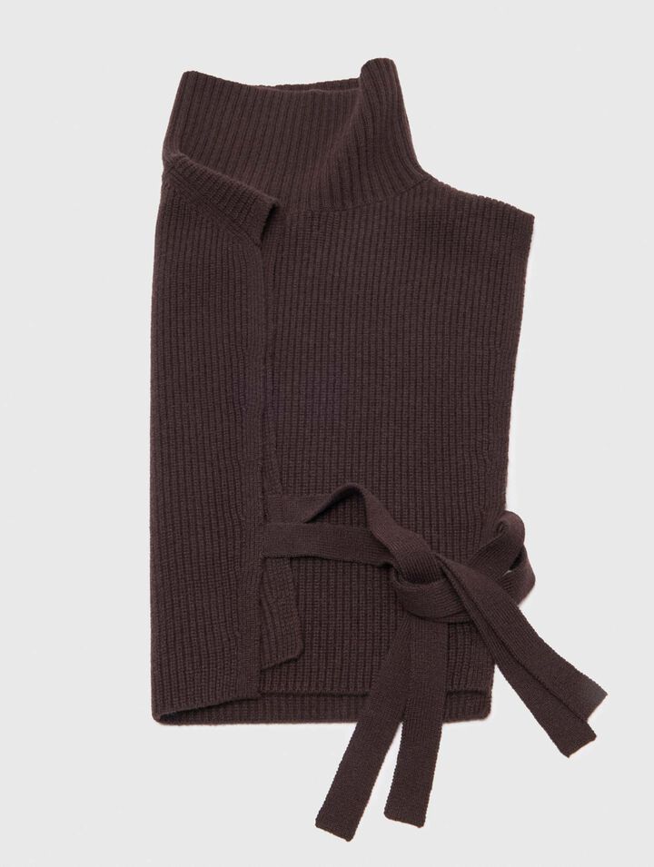 Wool and cashmere collar Wool and cashmere collar