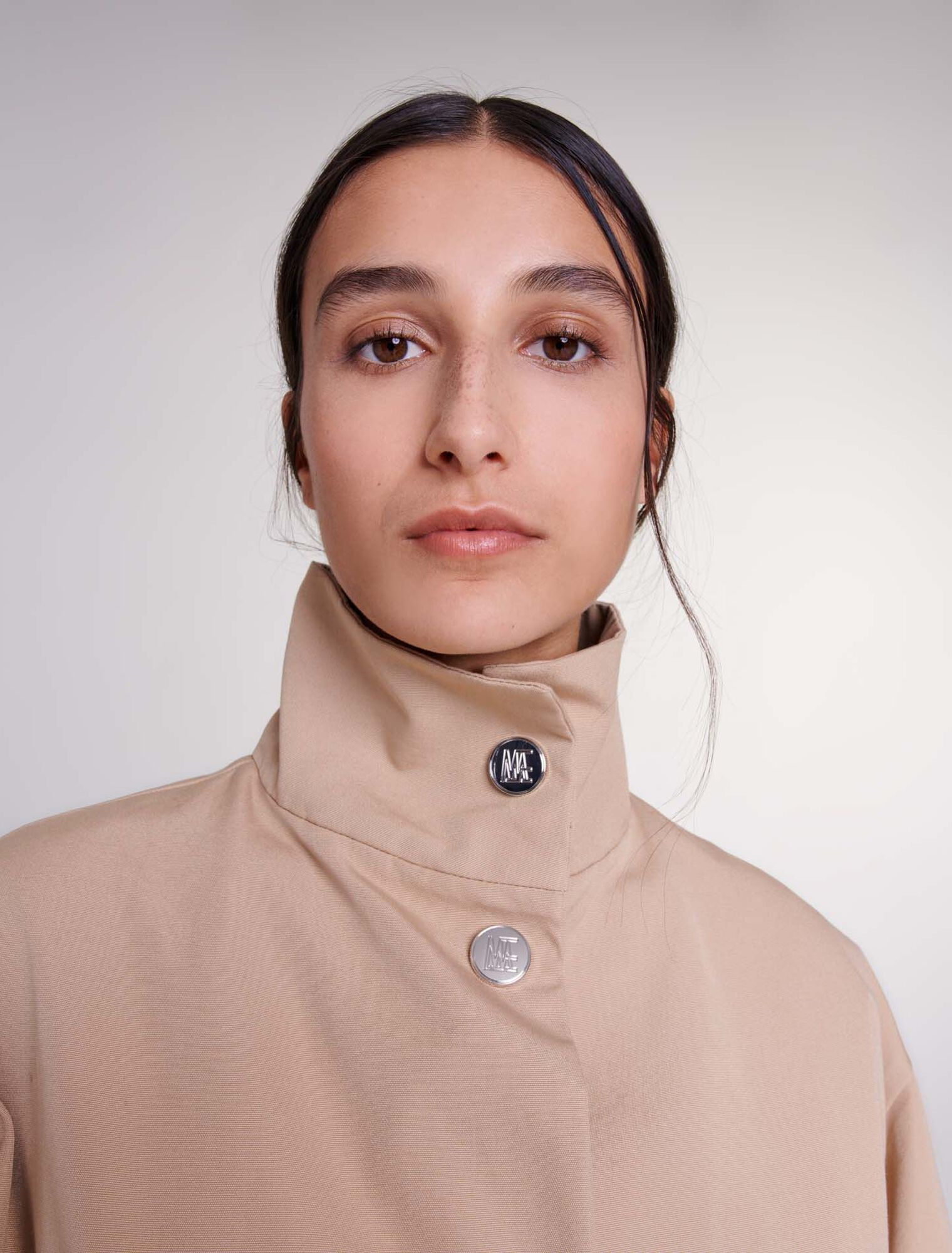 Water-repellent parka