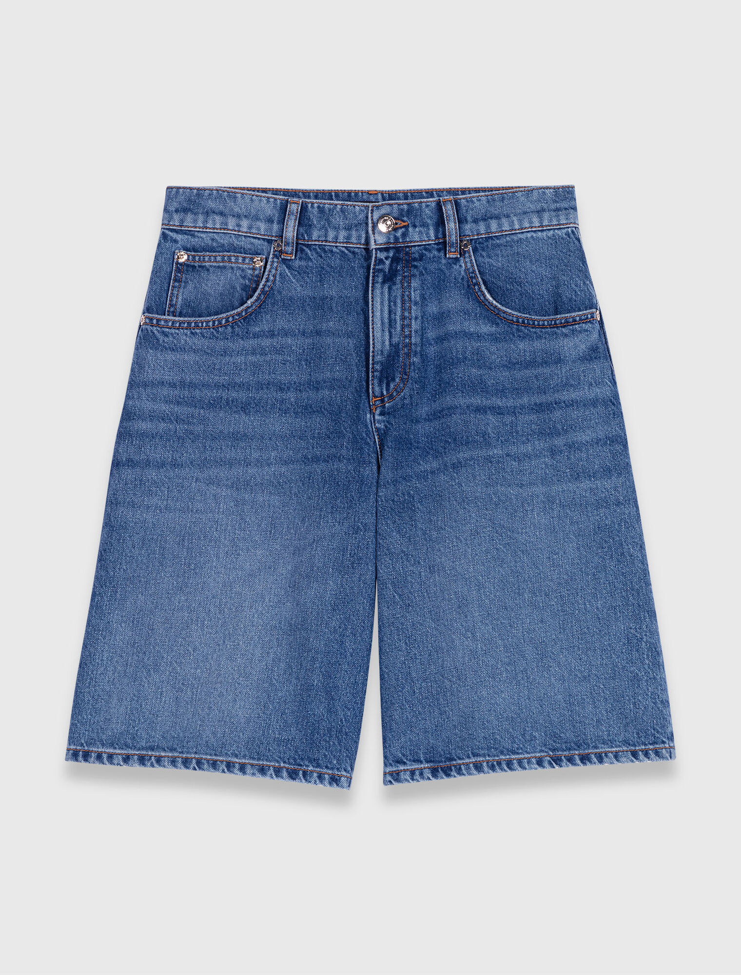 Denim Bermuda shorts