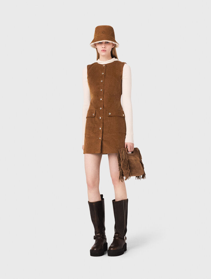 Short corduroy dress Short corduroy dress