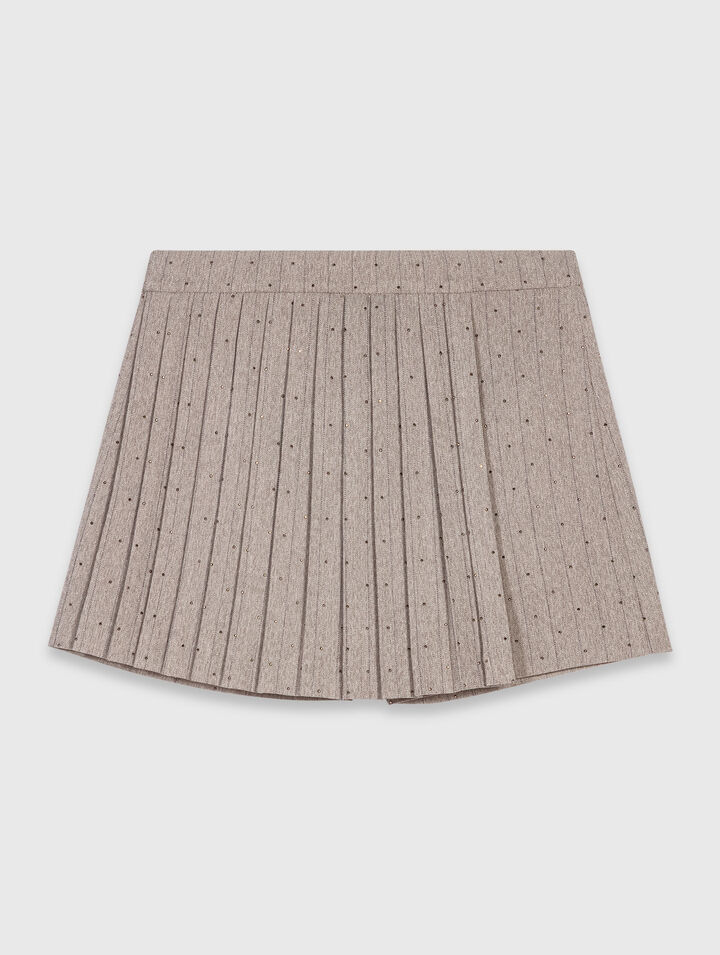 Pleated rhinestone skort Pleated rhinestone skort