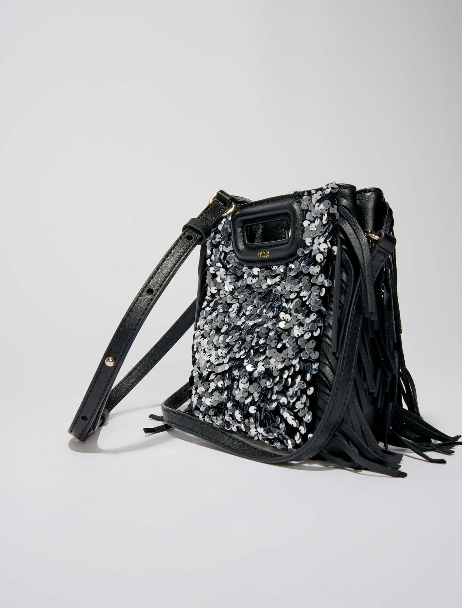 Sequin mini M bag