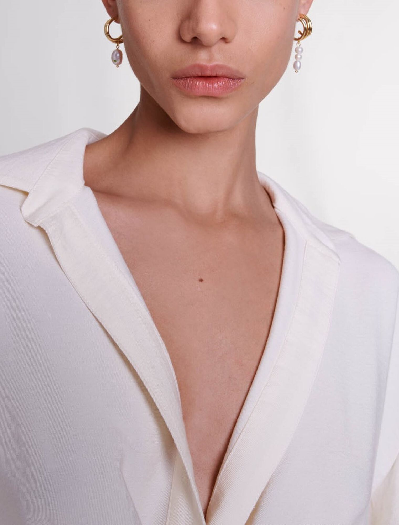 Bead embellished earring