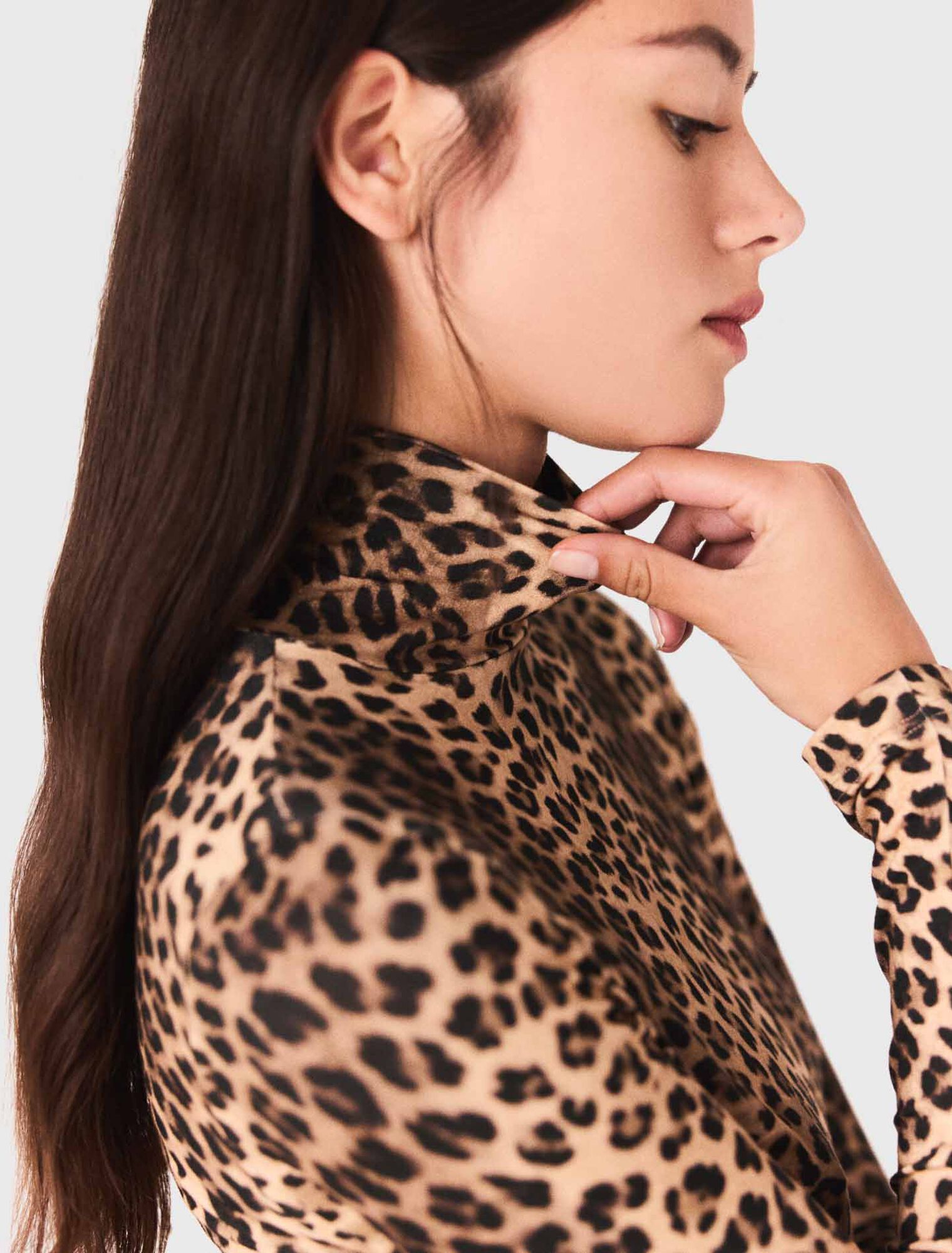 Leopard print T-shirt